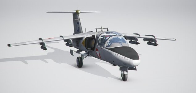 SAAB 105 OE - Lackierung Radiak Probes