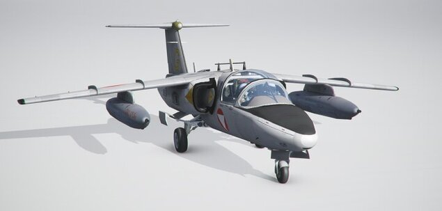 SAAB 105 OE - Lackierung Guns