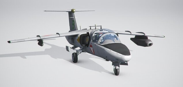 SAAB 105 OE - Lackierung Camera Pod