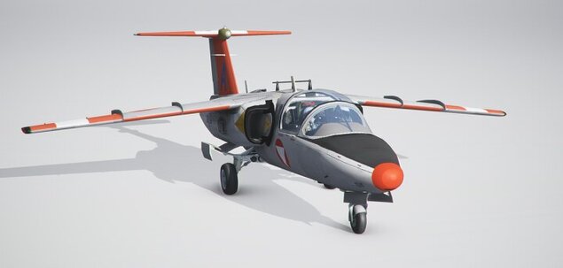 SAAB 105 OE - Lackierung Karo As