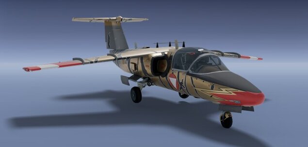SAAB 105 OE - Lackierung 50 Jahre Golden Tiger