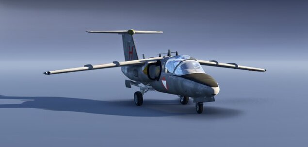 SAAB 105 OE - Lackierung Clean